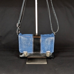 Sac Cartable Cuir "Bleu /...