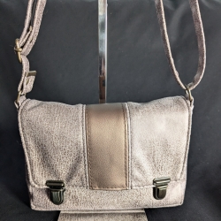 Sac Cartable "beige chiné"