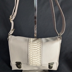 Sac Cartable "beige écaillé"