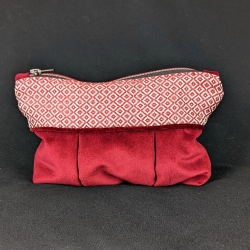 trousse "Rouge framboise"