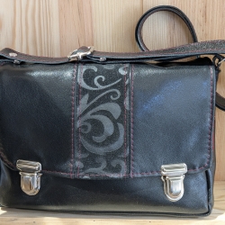 Sac Cartable Cuir "En rouge...