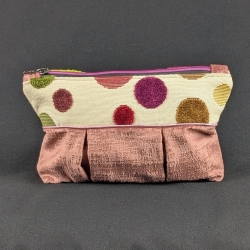 trousse "pois roses"