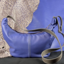 Sac Cocooning cuir violet