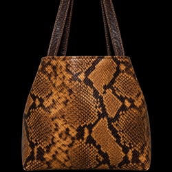 Sac Pyramide cuir "Effet...
